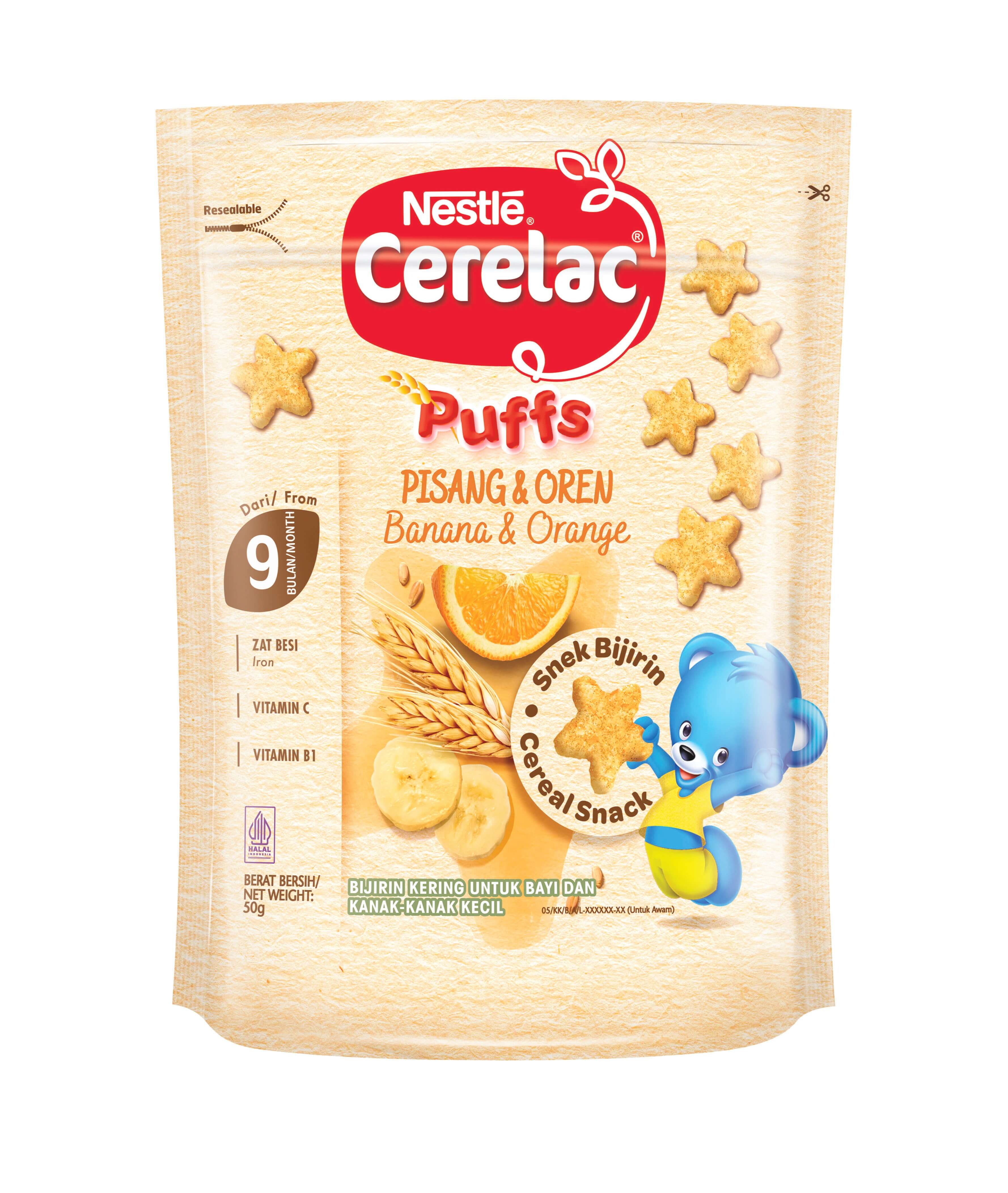 CERELAC Puffs Banana & Orange