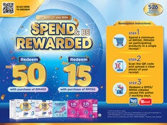 SPEND & BE REWARDED
