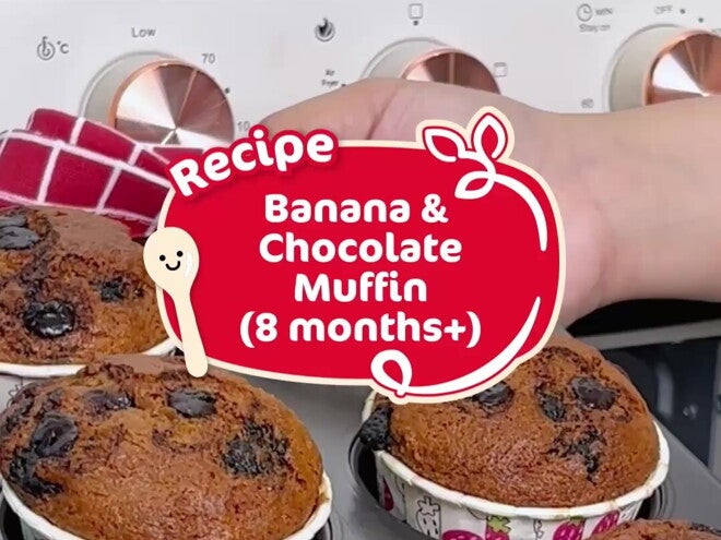 Banana & Chocolate Muffins