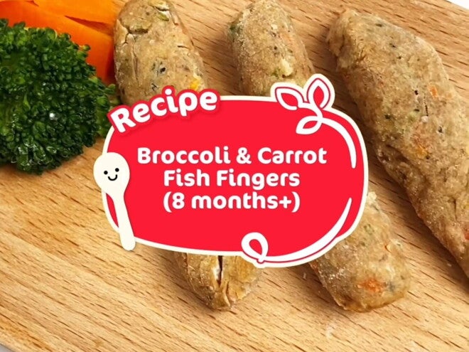 Broccoli & Carrot Fish Fingers