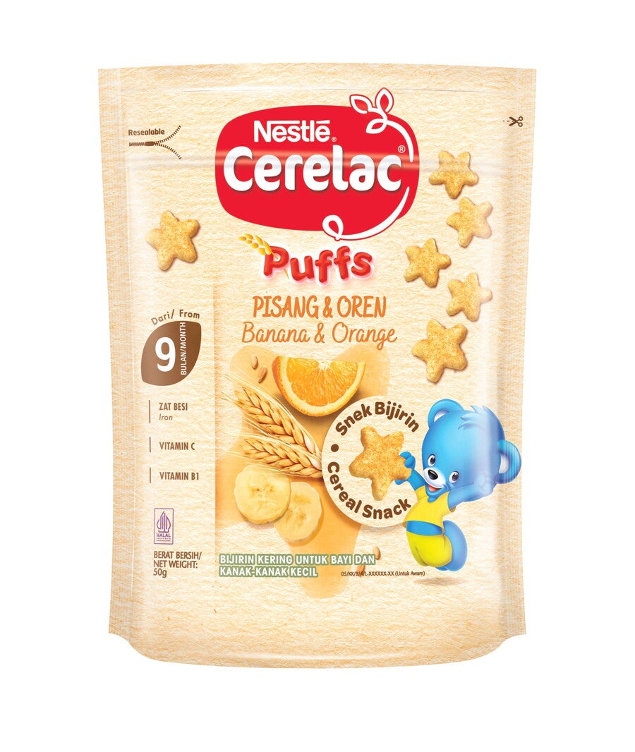 CERELAC Puffs Banana & Orange CERELAC Puffs Banana & Orange