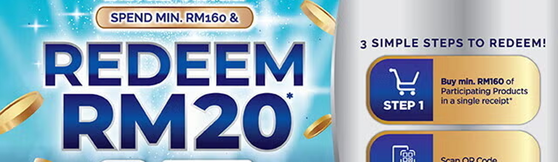 Spend RM160 & Redeem RM20 Spend RM160 & Redeem RM20